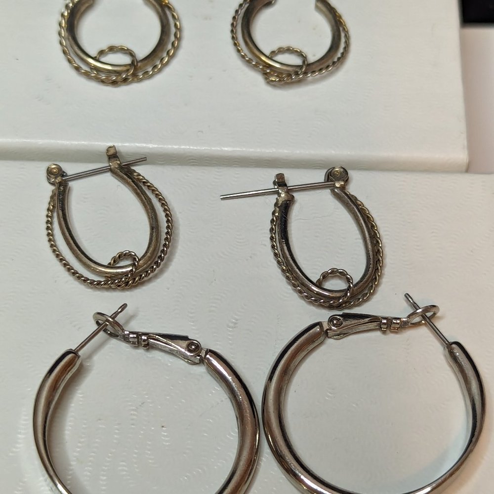 If you love Hoops Earrings this lot is just Amazing and Genuine Vintage